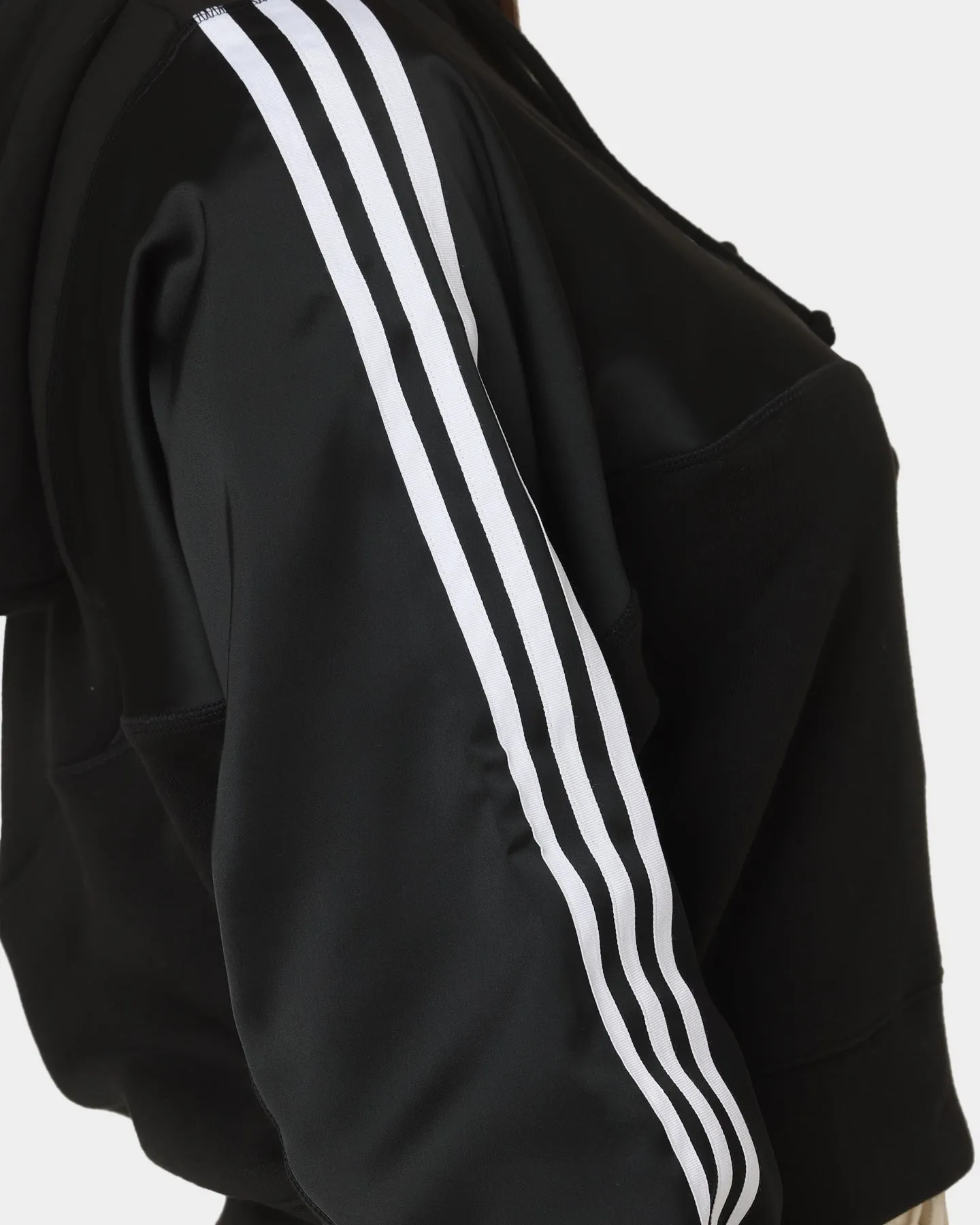 Adidas Women's Adicolor Split Trefoil Hoodie Black