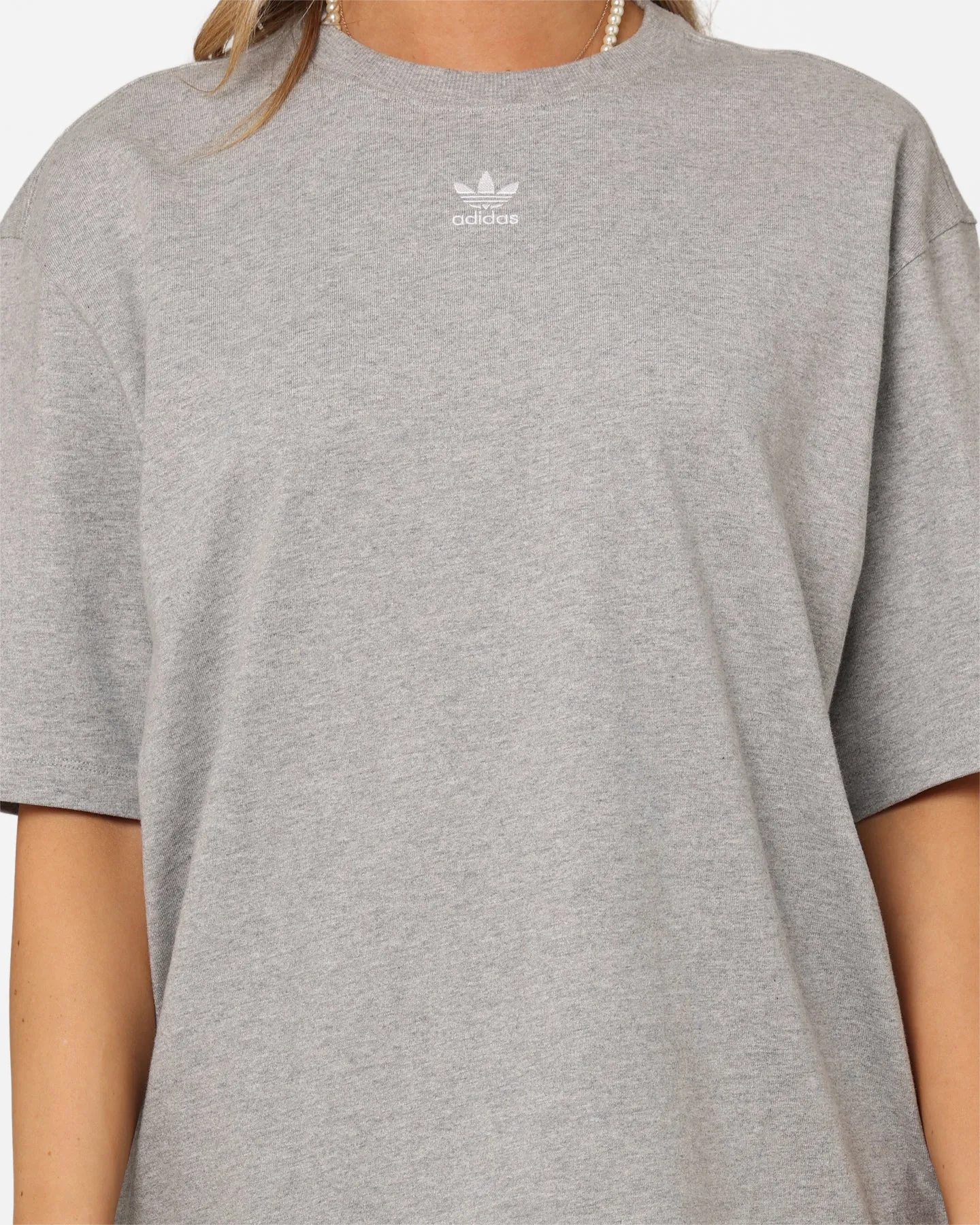 Adidas Women's Adicolour Essentials T-Shirt Grey Heather