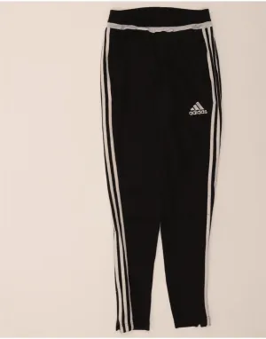 ADIDAS Womens Climacool Tracksuit Trousers UK 4 XS  Black Polyester
