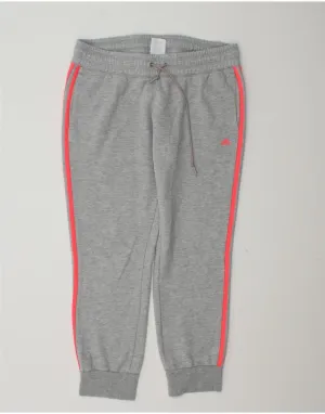 ADIDAS Womens Climalite Tracksuit Trousers Joggers UK 16/18 Large  Grey