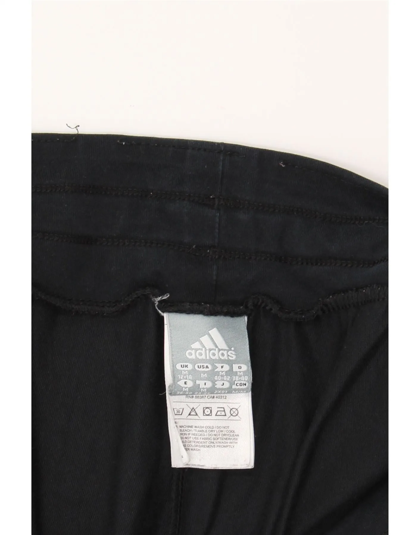 ADIDAS Womens Climalite Tracksuit Trousers UK 12/14 Medium Navy Blue