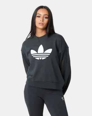 Adidas Women's Crew Sweatshirt Carbon