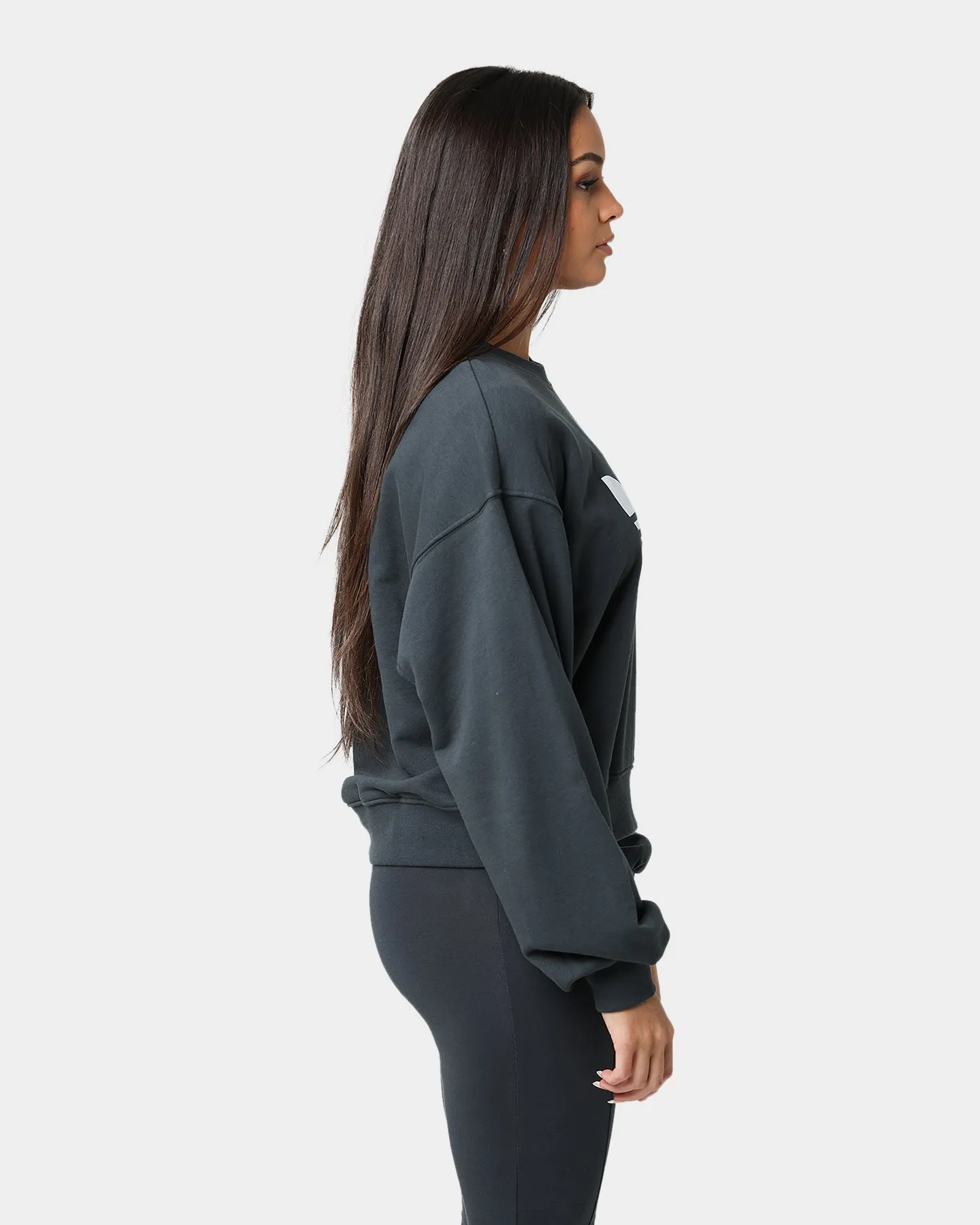 Adidas Women's Crew Sweatshirt Carbon