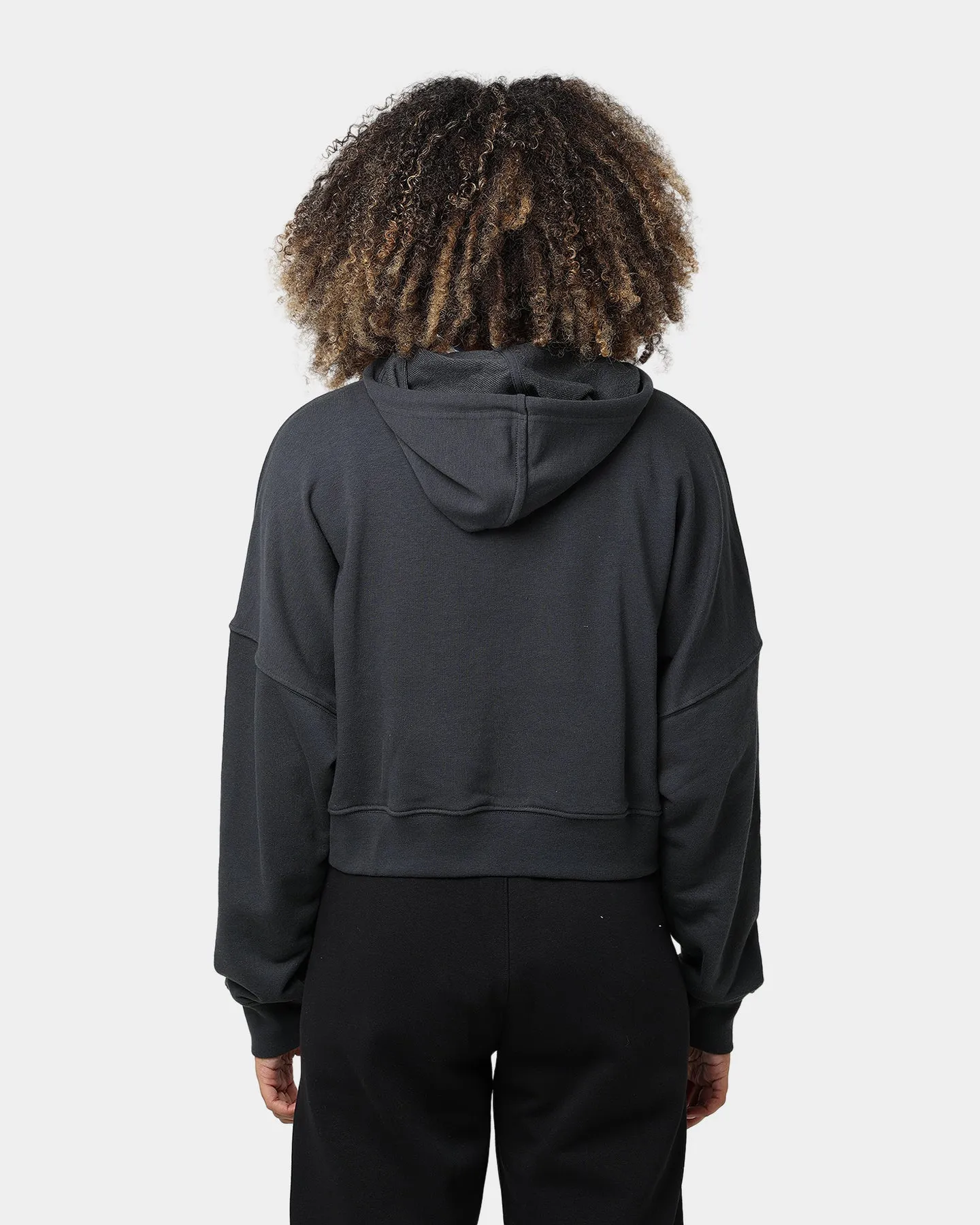 Adidas Women's Cropped Hoodie Carbon