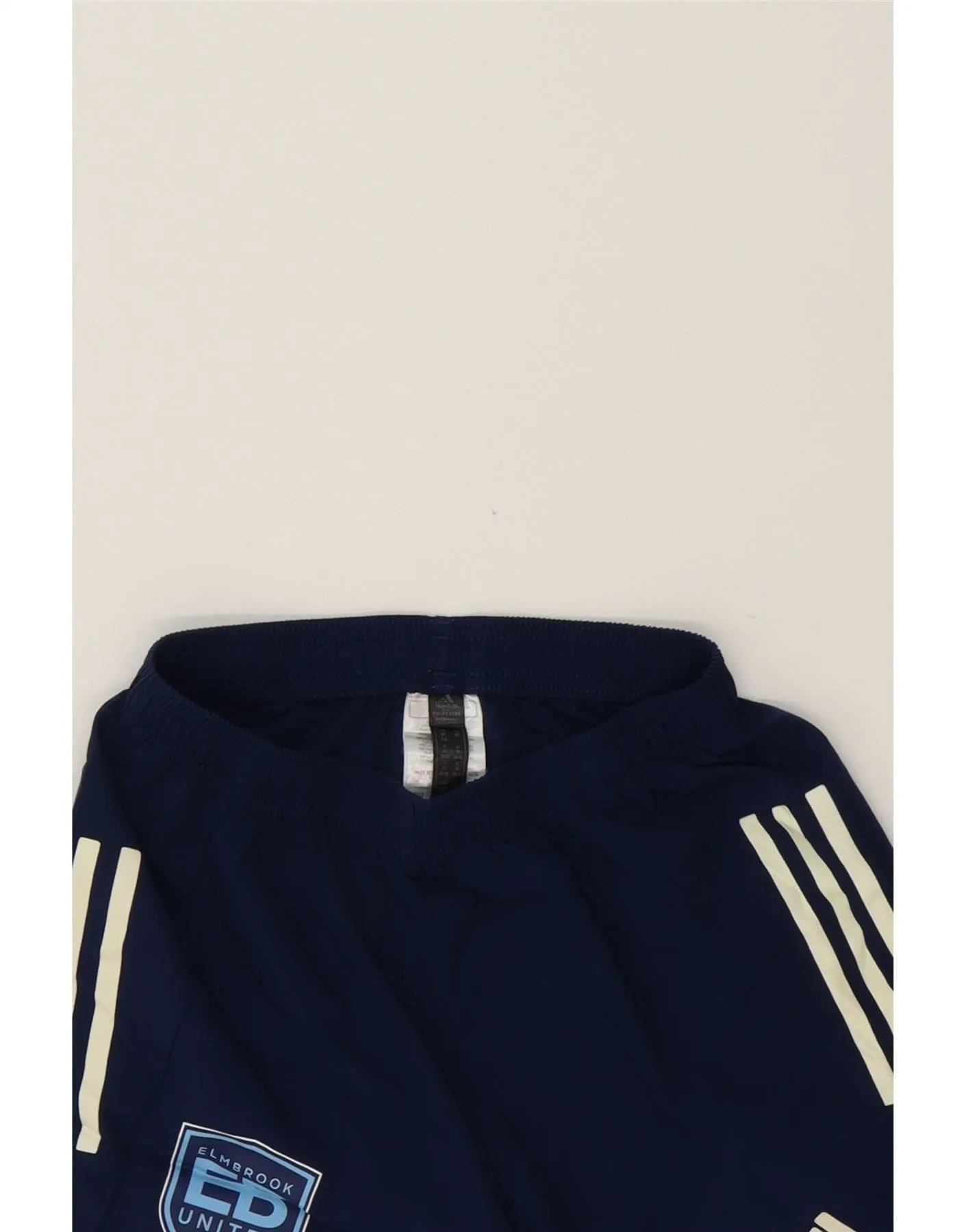 ADIDAS Womens Graphic Sport Shorts UK 4/6 XS  Navy Blue Polyester