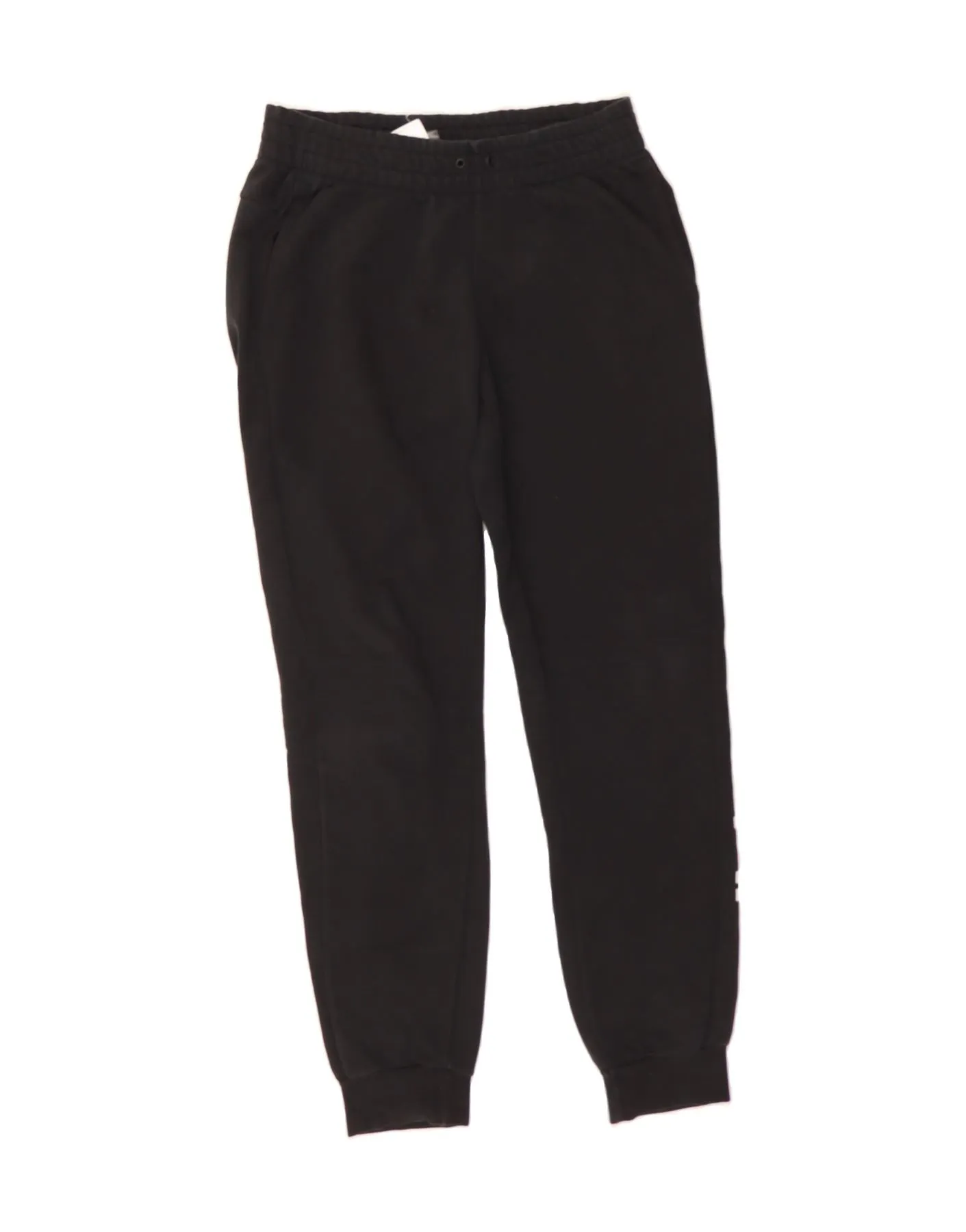 ADIDAS Womens Graphic Tracksuit Trousers Joggers UK 8/10 Small Black
