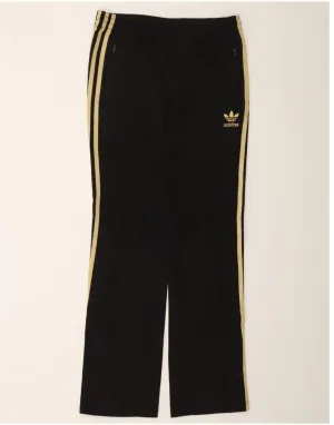 ADIDAS Womens Tracksuit Trousers EU 36 Small  Black Polyester