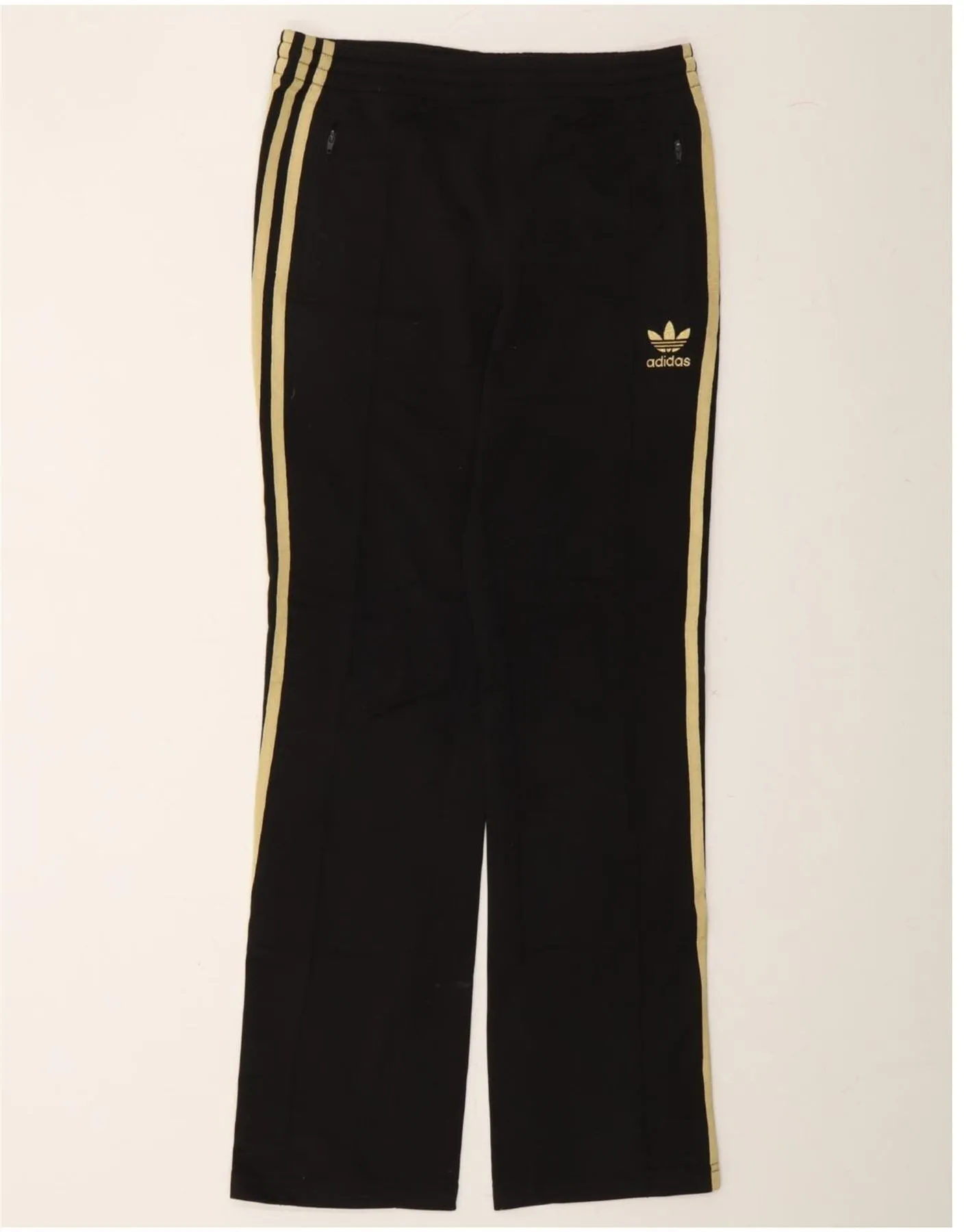 ADIDAS Womens Tracksuit Trousers EU 36 Small  Black Polyester