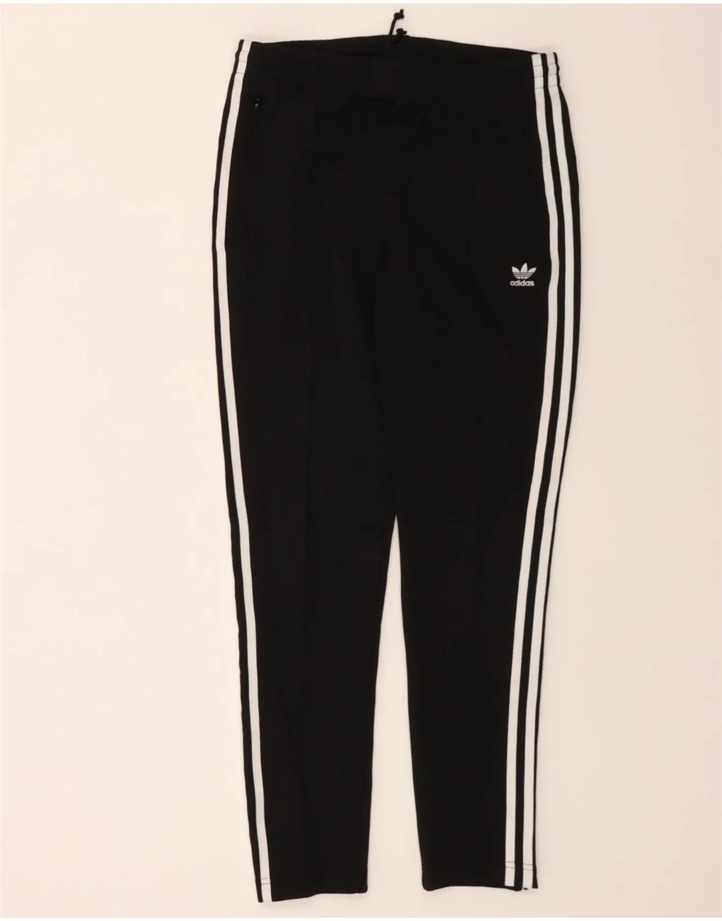 ADIDAS Womens Tracksuit Trousers UK 10 Small Black Polyester