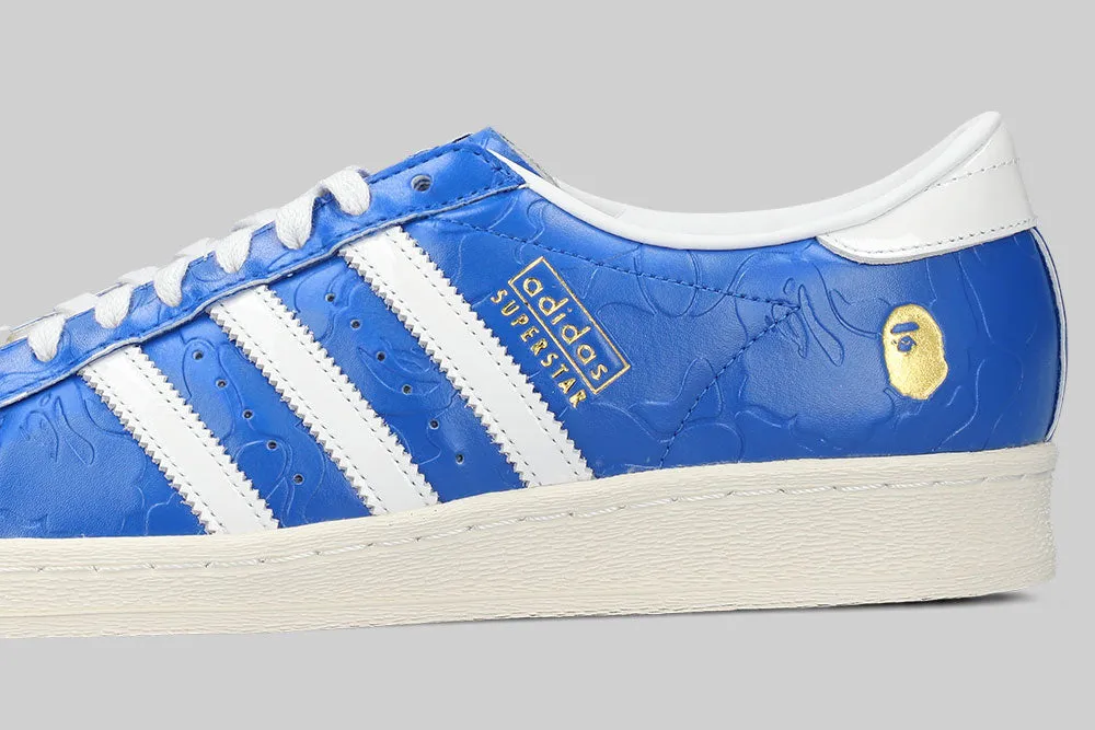 adidas x BAPE Superstar Vintage 'Blue and Cloud White'
