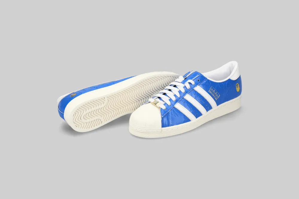 adidas x BAPE Superstar Vintage 'Blue and Cloud White'