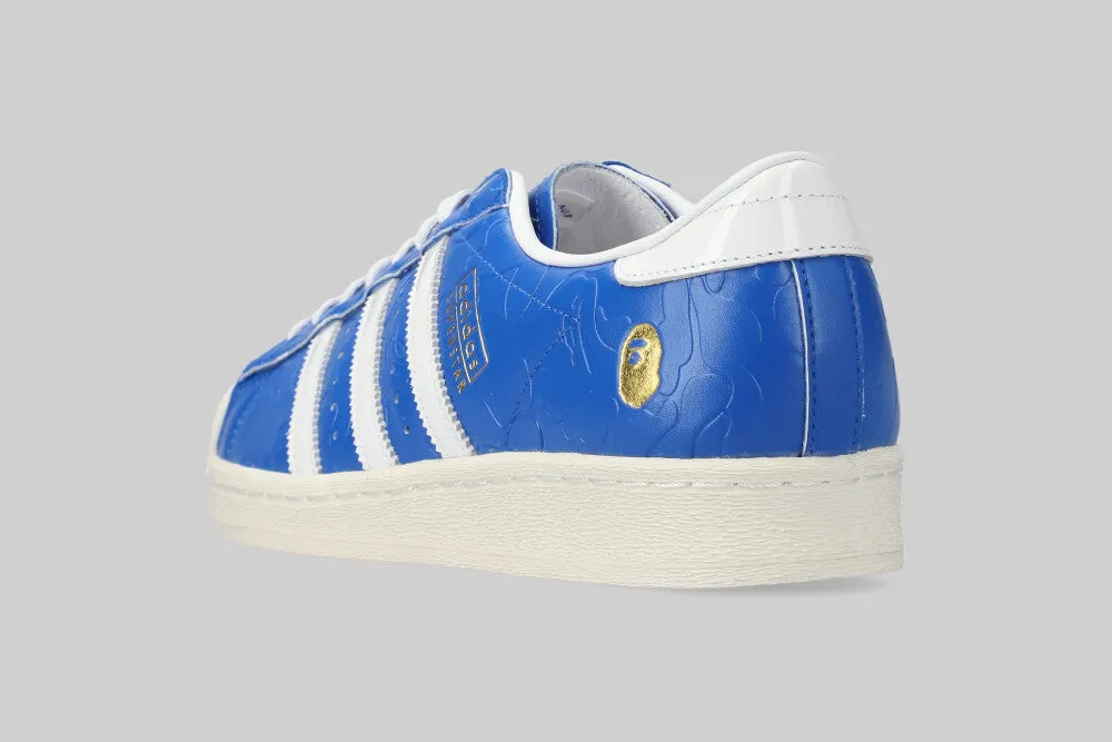 adidas x BAPE Superstar Vintage 'Blue and Cloud White'