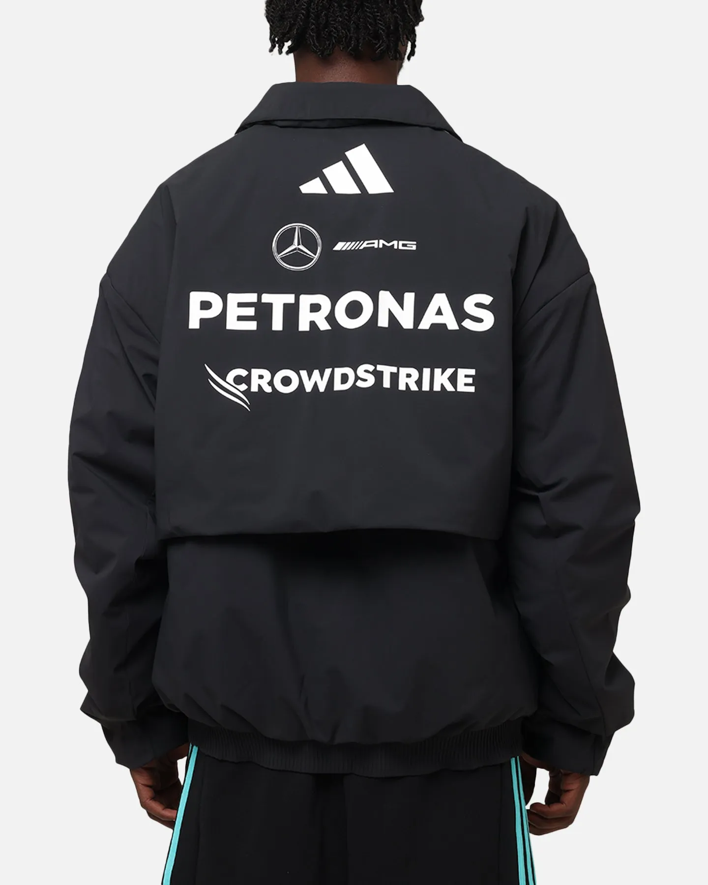 adidas x Mercedes-AMG PETRONAS Formula One F1 2025 Team Jacket Black/White