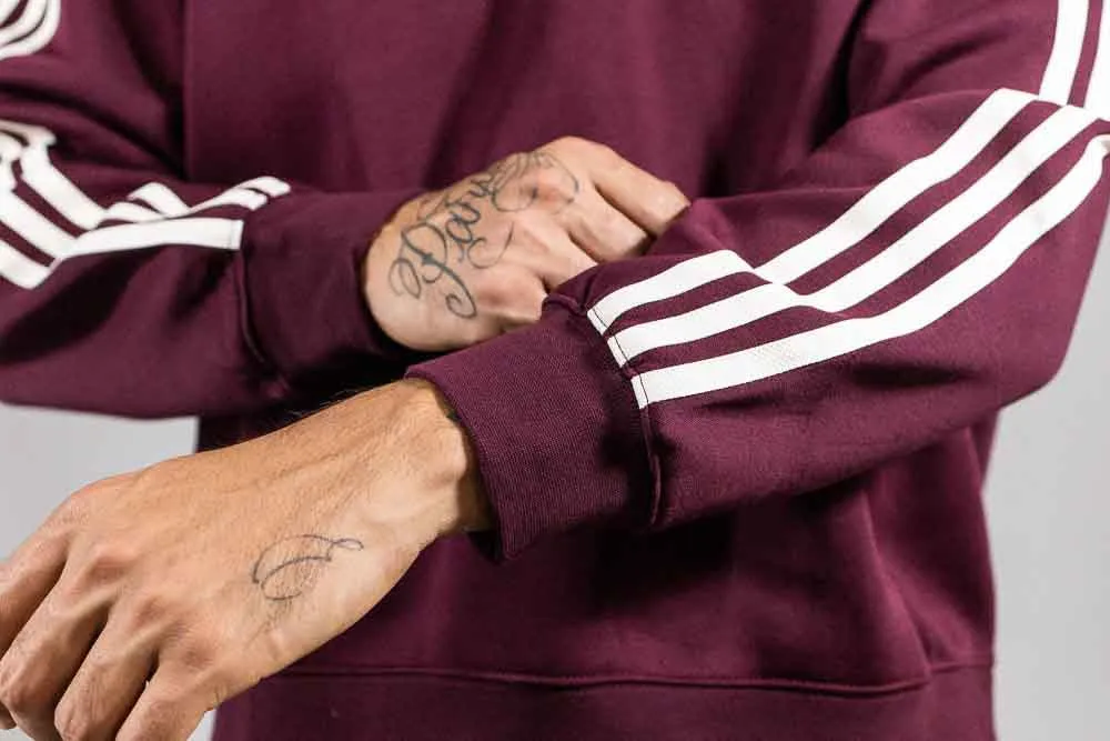 adidas x Sporty & Rich Sweatshirt 'Maroon'