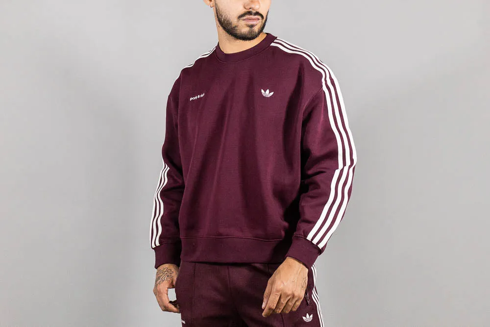 adidas x Sporty & Rich Sweatshirt 'Maroon'