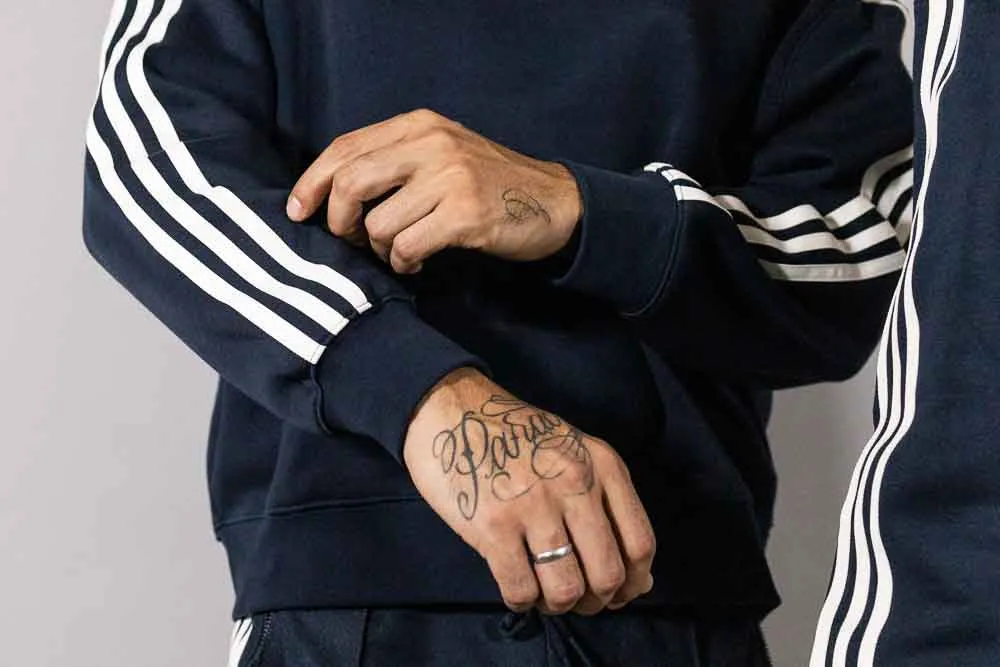adidas x Sporty & Rich Sweatshirt 'Navy'