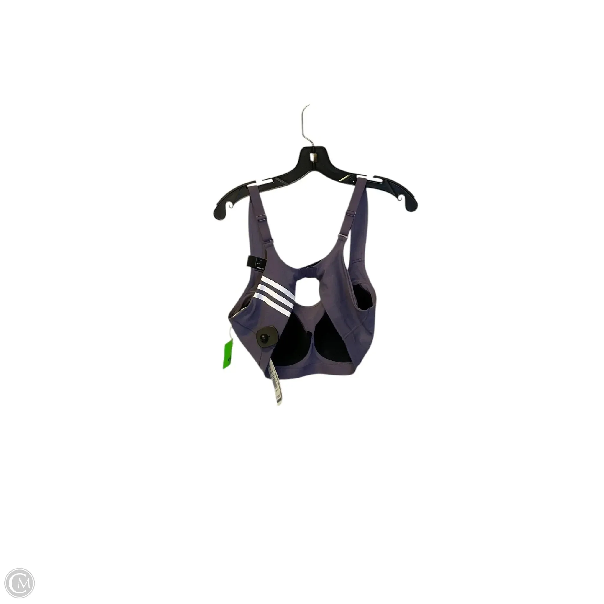 Athletic Bra By Adidas In Purple, Size: L