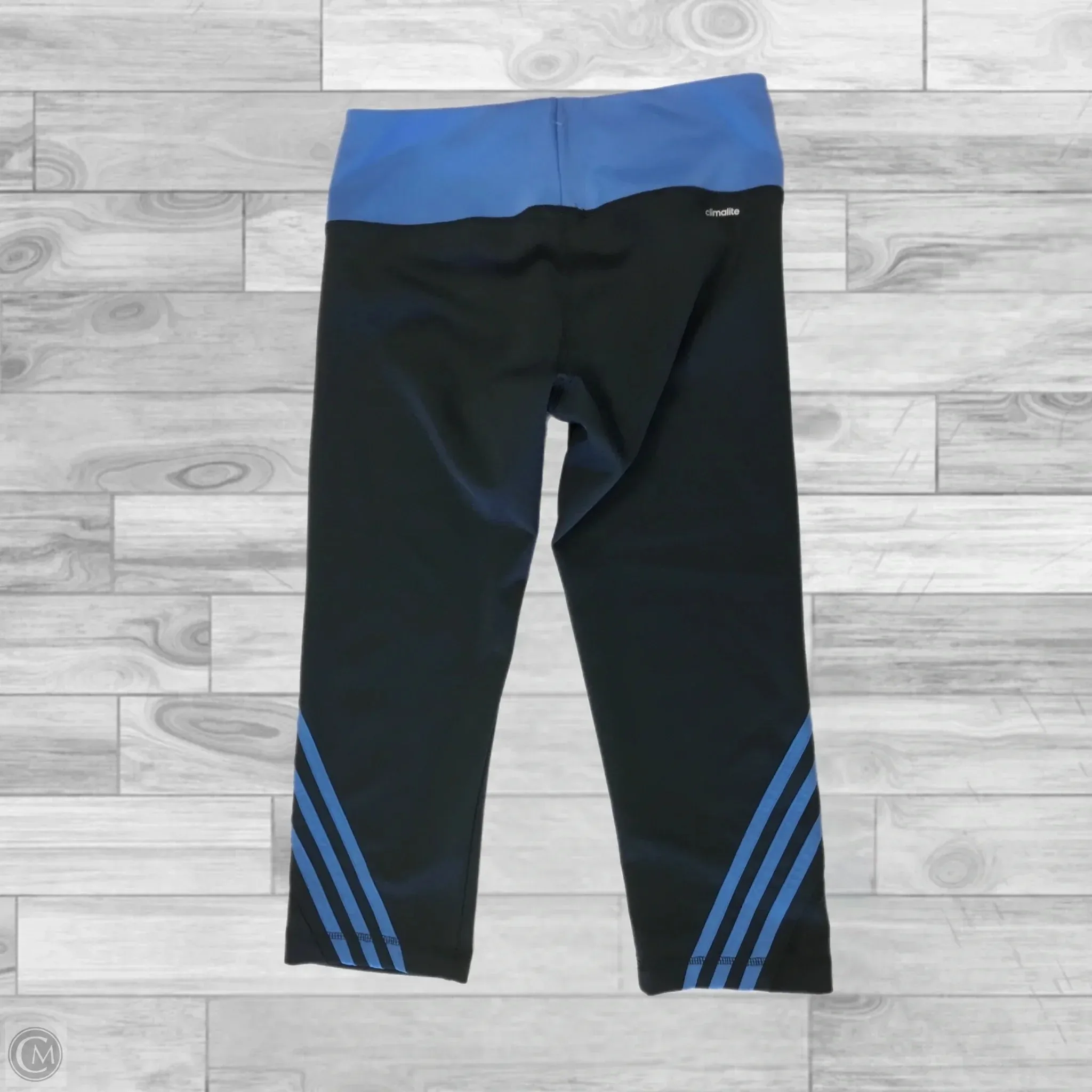 Athletic Capris By Adidas In Blue & Grey. Size: S