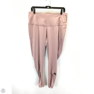 Athletic Leggings By Adidas In Mauve, Size: 1x
