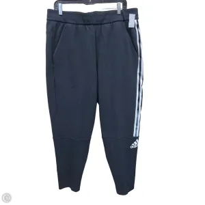 Athletic Pants By Adidas In Black & White, Size: Xl