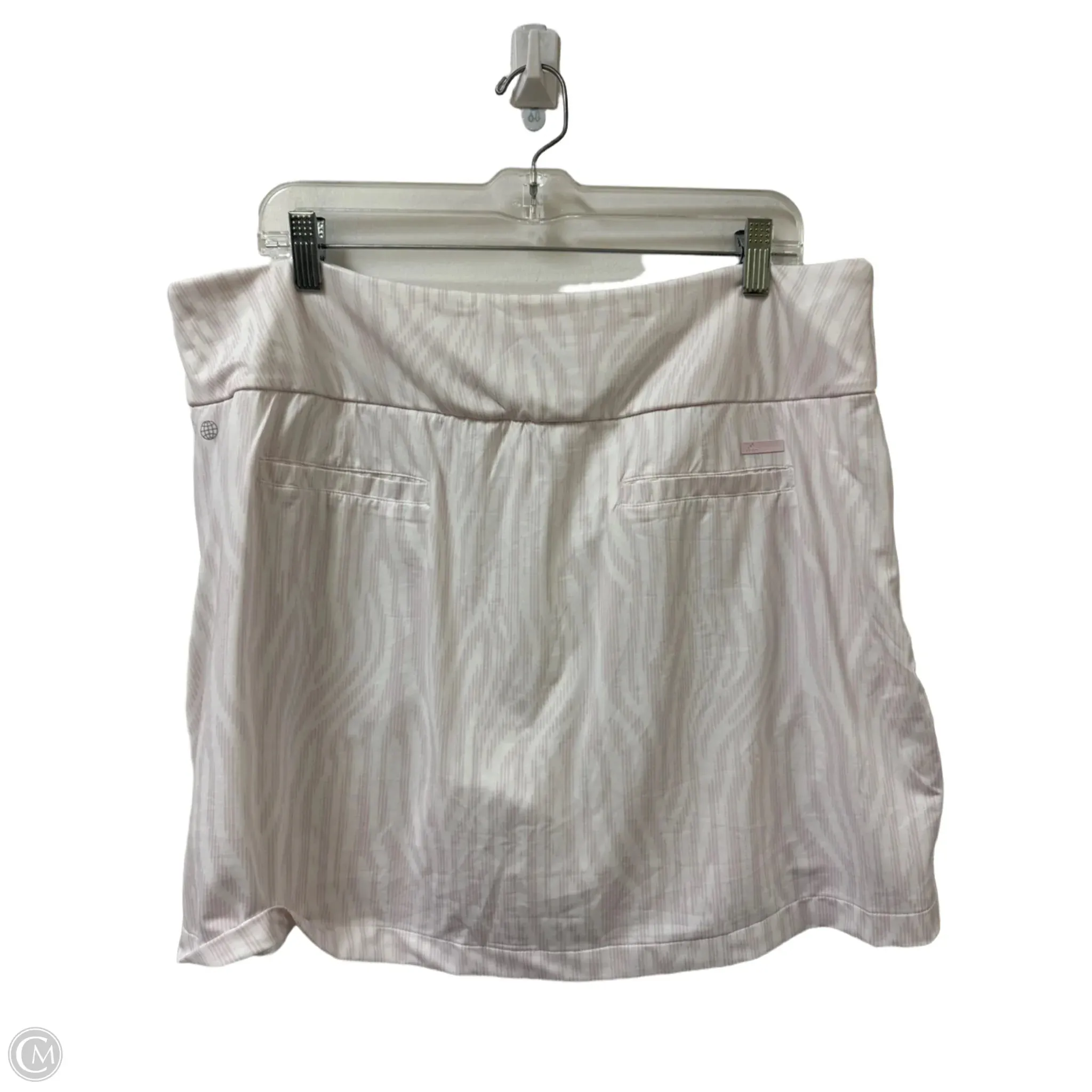Athletic Skort By Adidas In Pink, Size: Xl