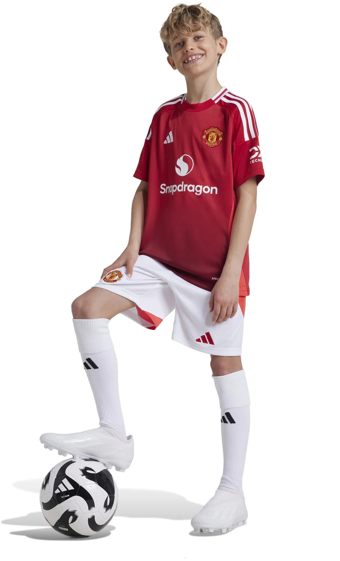 Kid's Manchester United 2024/25 Home Soccer Jersey