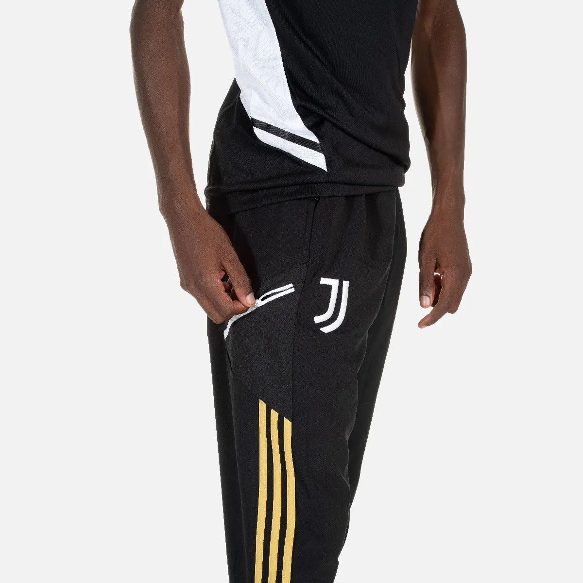 Pantalon de survêtement Juventus 2022/2023 - Noir/Blanc/Doré