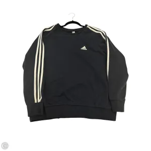 Sweatshirt Crewneck By Adidas In Navy, Size: 1x