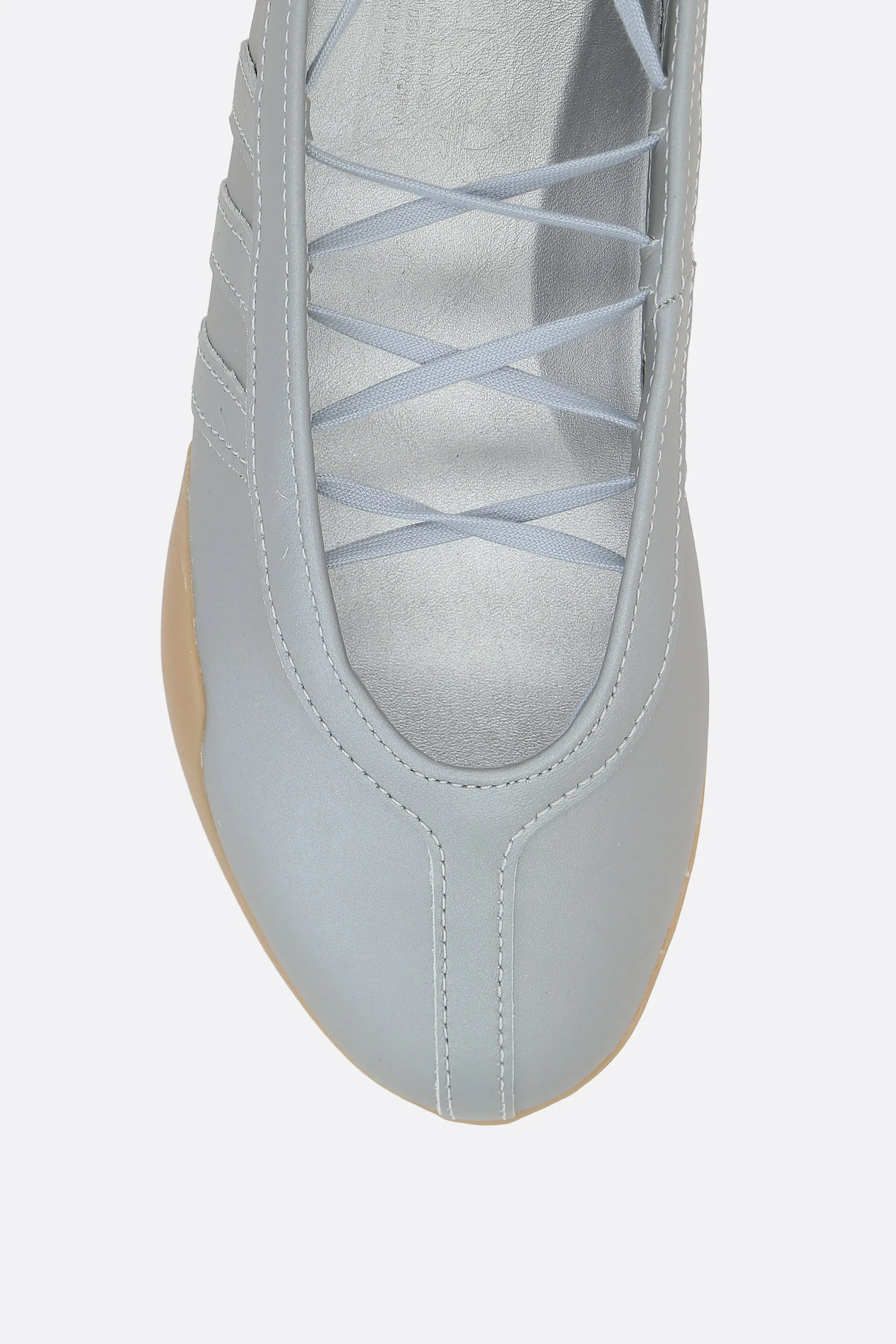 Taekwondo Mei ballerinas in laminated leather