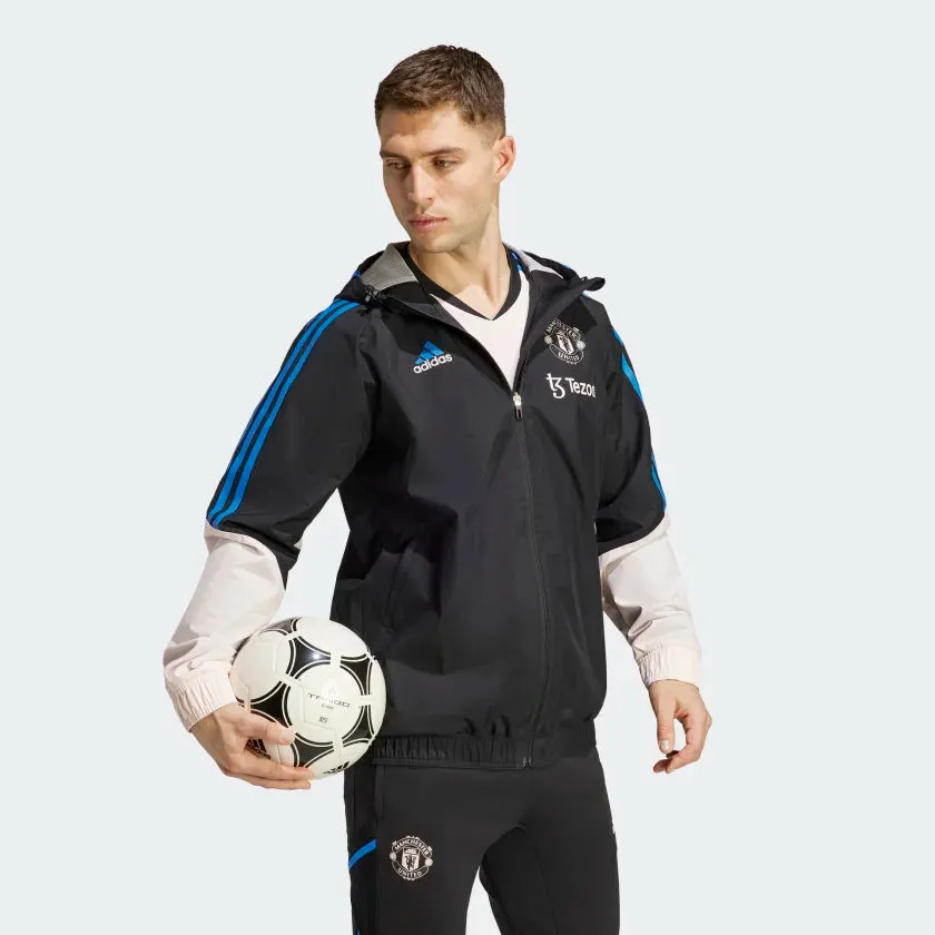 Veste Coupe-Vent Manchester United 2022/2023 - Noir/Beige/Bleu