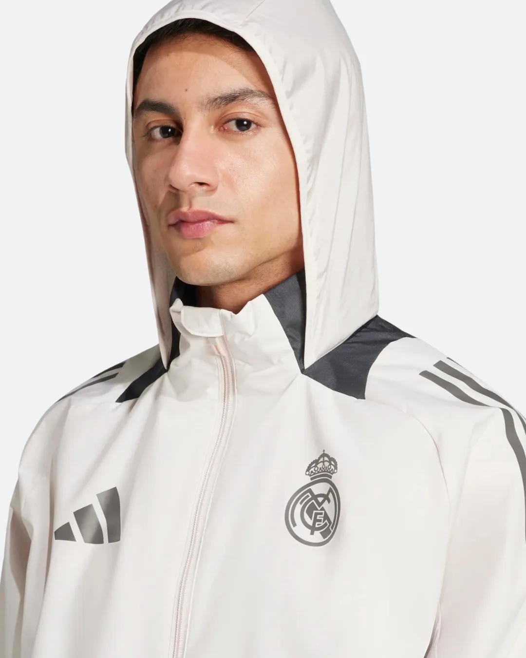 Veste Coupe-Vent Real Madrid 2024/2025 - Beige