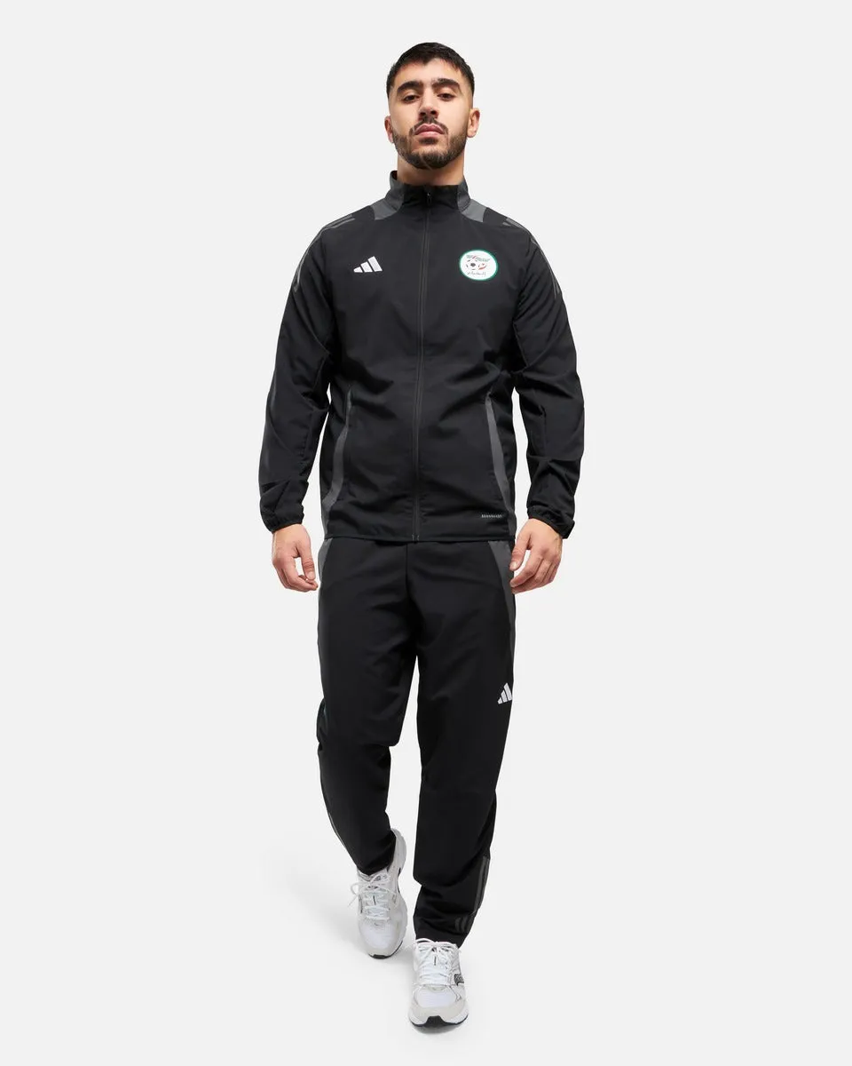 Veste de survêtement Algérie 2025 - Noir/Gris
