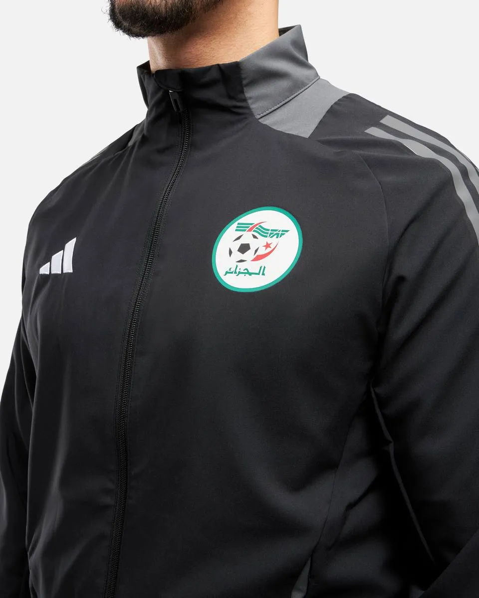 Veste de survêtement Algérie 2025 - Noir/Gris