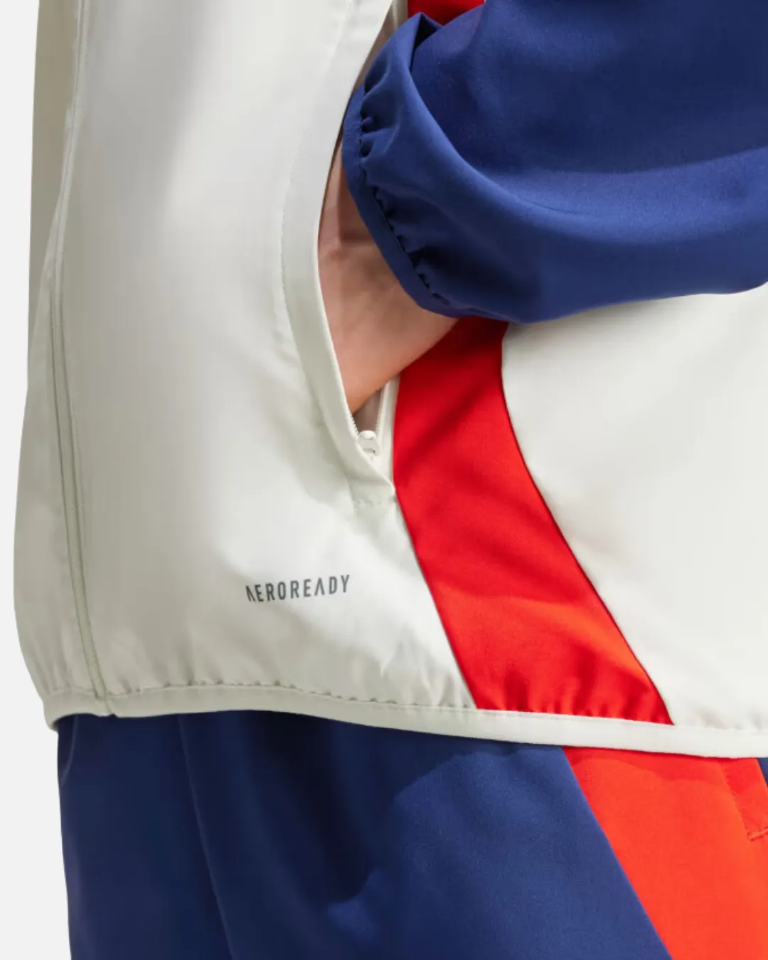 Veste de survêtement OL 2024/2025 - Bleu/Blanc