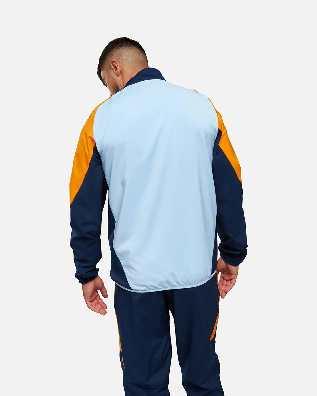 Veste de survêtement Real Madrid 2024/2025 - Bleu/Jaune