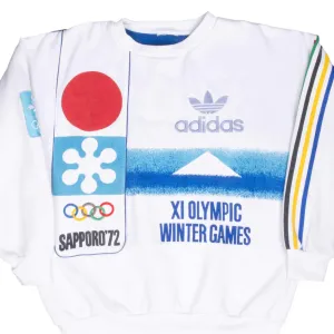 VINTAGE ADIDAS SAPPORO 1972 WINTER OLYMPICS SWEATSHIRT XL